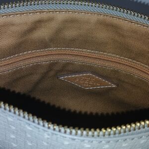 Fossil Gray and Brown Crossbody Bag